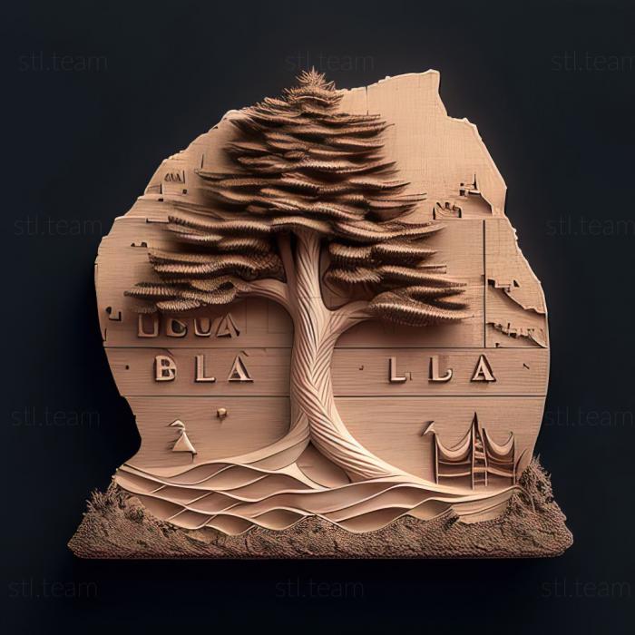 3D модель Ливан Ливанская Республика (STL)